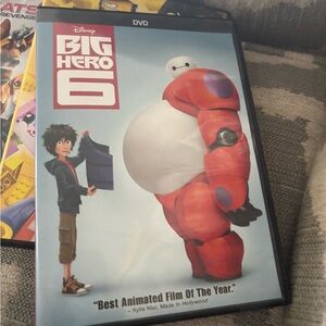 Disney Big Hero 6 Back Cover Art — Red, White, Blue Accents
